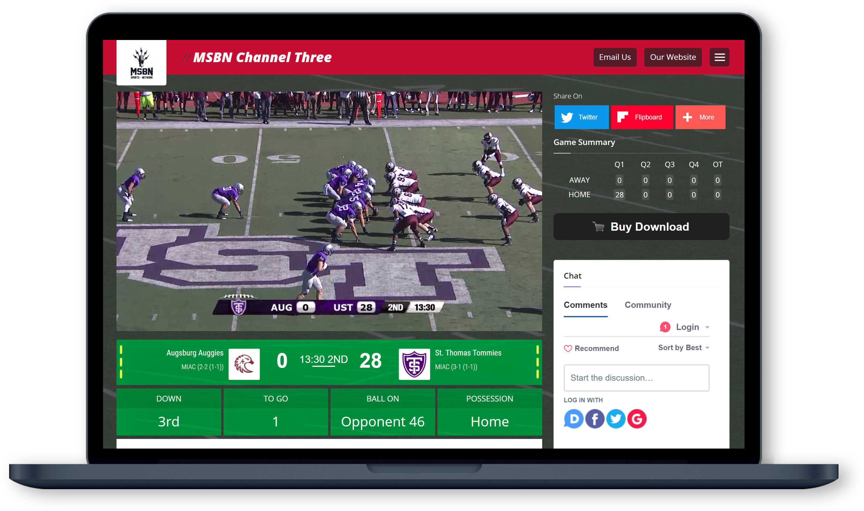 Live streaming sports. Live Scoreboard and Live streaming for a Groups.